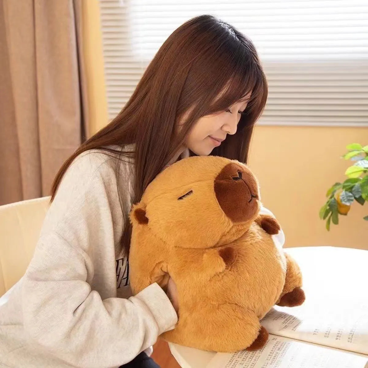 Capybara Doll Hand Warmer Pillow Plush Toy