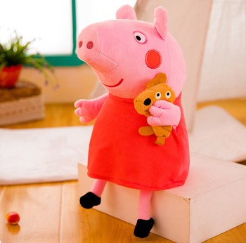 Peppa Pig Plush Toy with George Doll