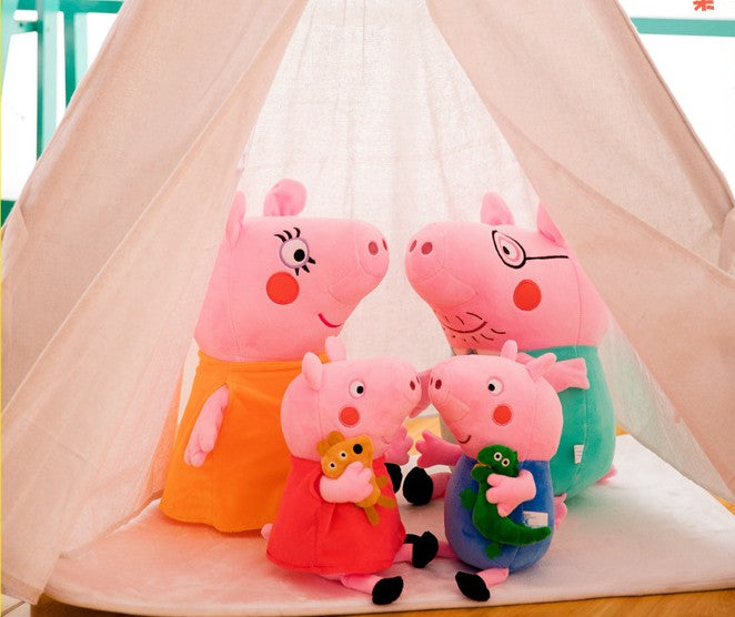 Peppa Pig Plush Toy with George Doll
